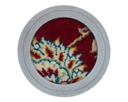 00108002-قاب فرش پلیمری سماء طوسی(15در15)