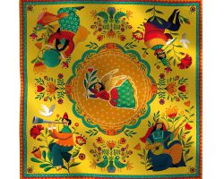 01-101194-رو میزی طرح یهاران