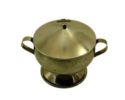 102989-قندان استیل پایه دار متوسط