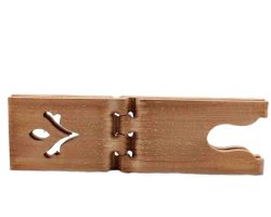 103323-رحل قرآن چوبی طرح لاله بزرگ ابعاد 41در12 سانت7