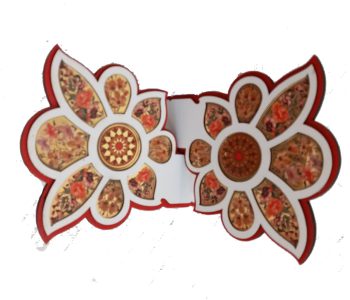 11022006-رحل قرآن ام دی اف سفید 15در30 طرح گل